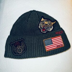 Polo by Ralph Lauren Olive Hat with Patches